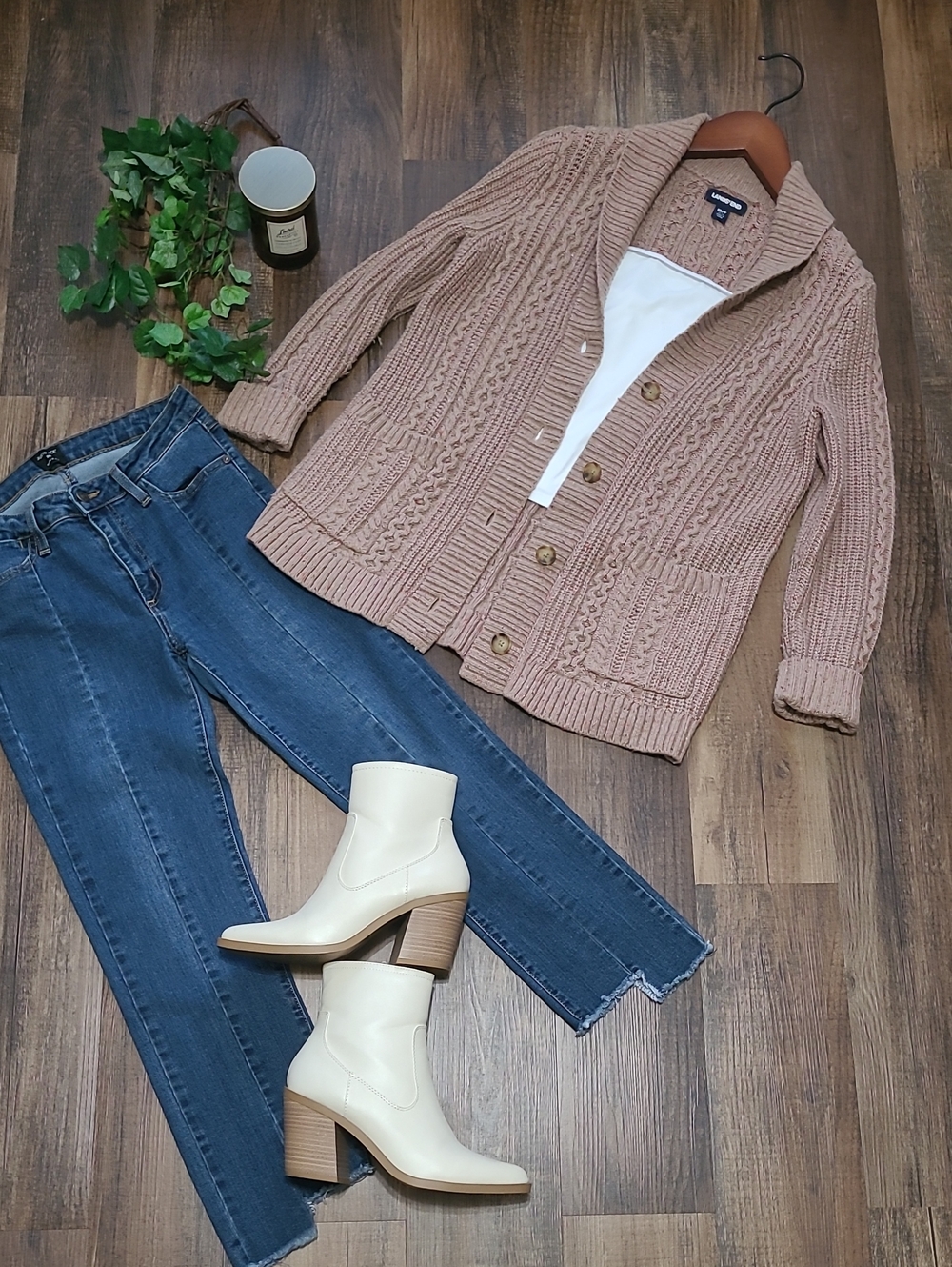 Land's End Wool Blend Cardigan